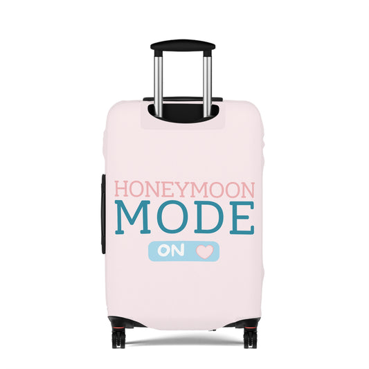 🧳 Honeymoon Mode Kofferhülle – Stretch Luggage Cover | Rosa