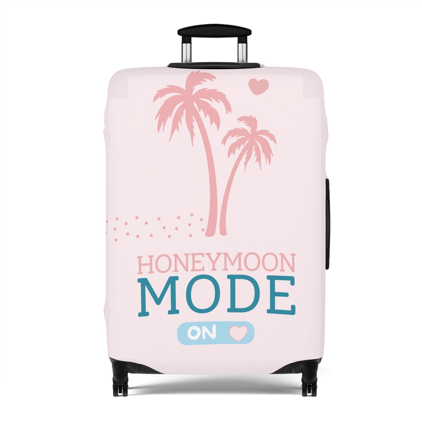 🧳 Honeymoon Mode Kofferhülle – Stretch Luggage Cover | Rosa