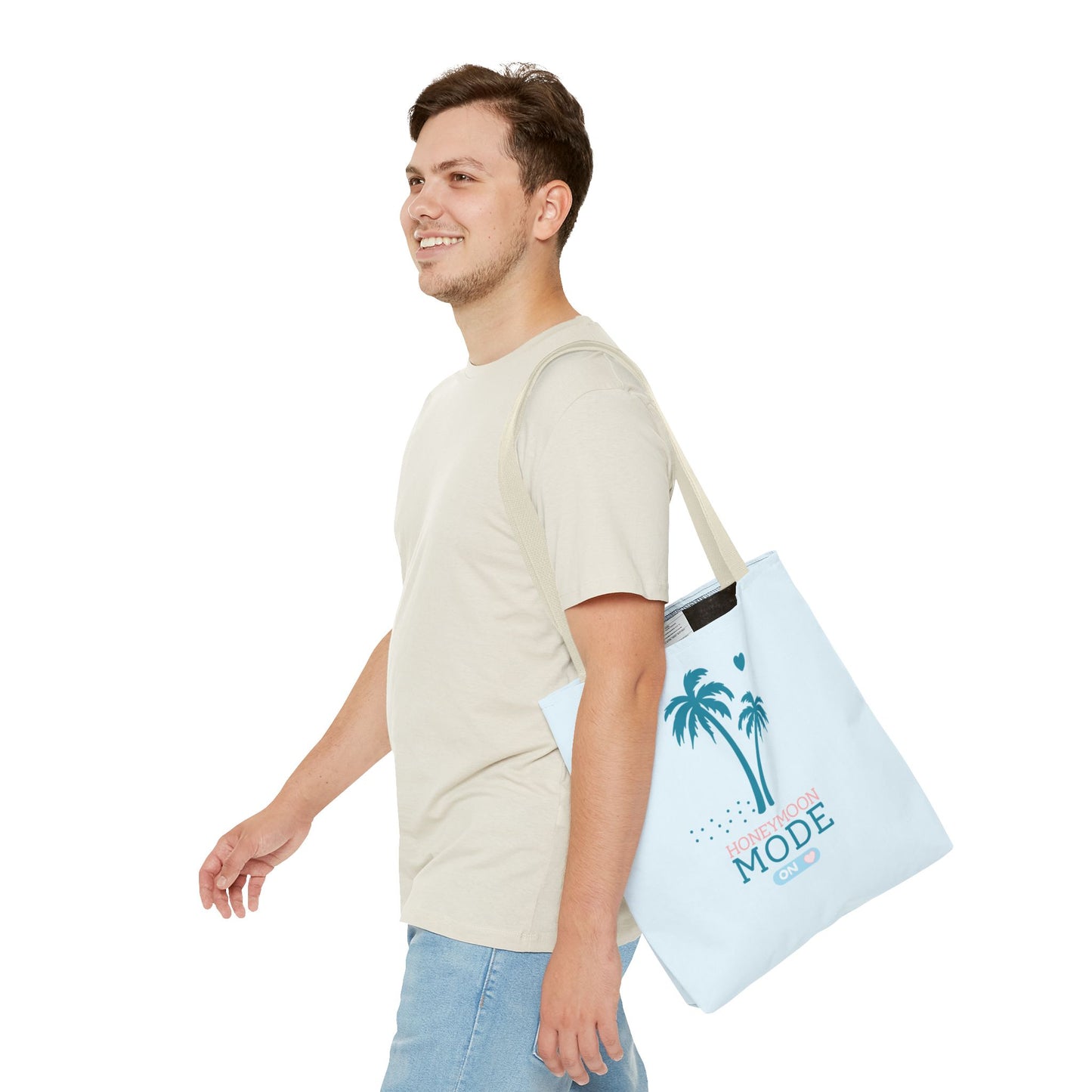 👜 Honeymoon Mode On Strandtasche – Türkis
