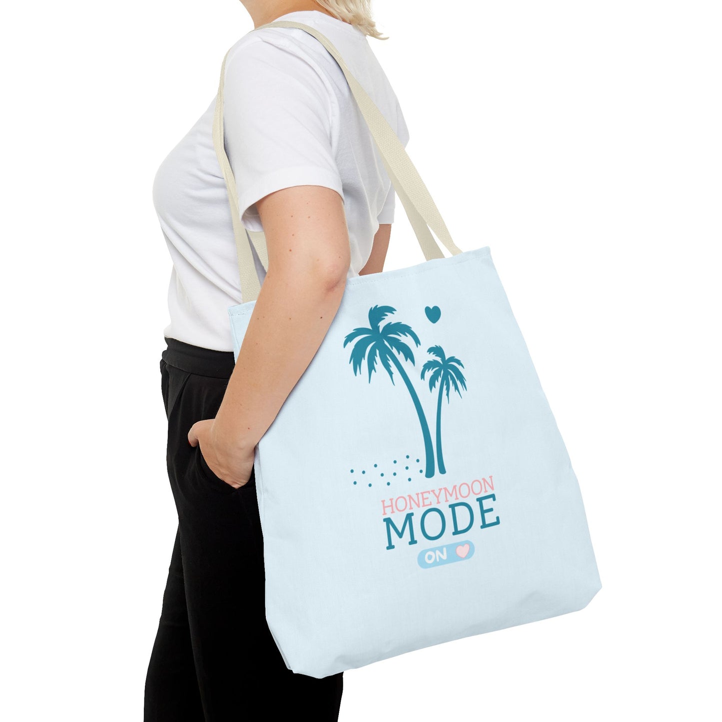 👜 Honeymoon Mode On Strandtasche – Türkis