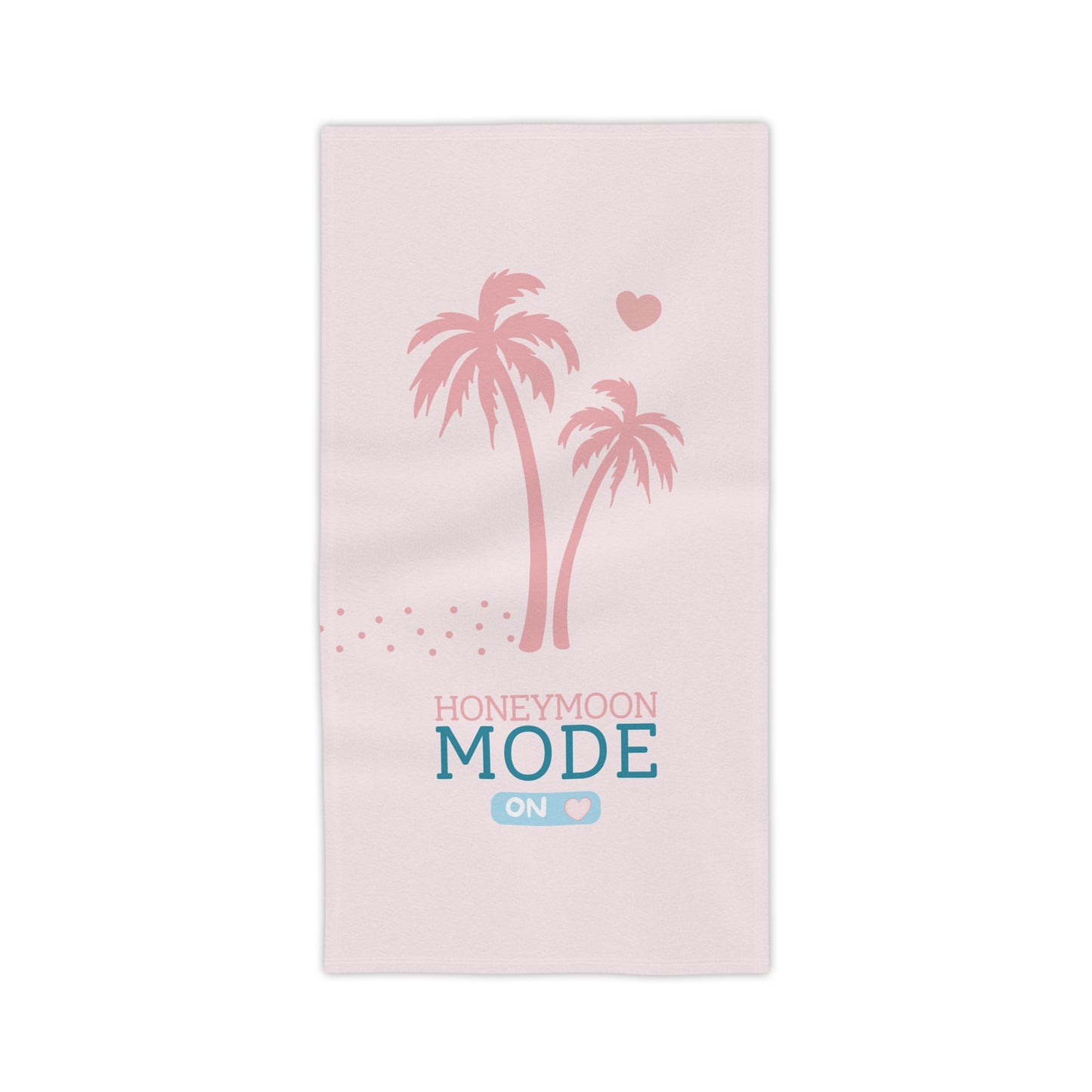 🏖️ Honeymoon Mode Premium-Strandtuch – Rosa