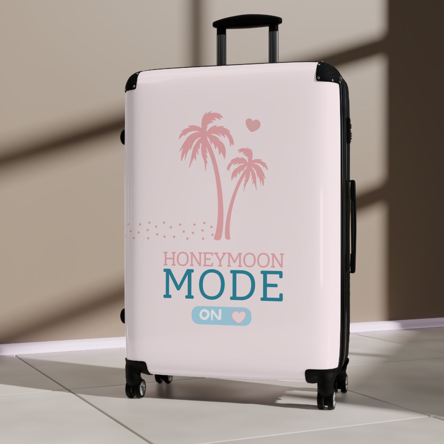 Honeymoon Mode Koffer Rosa – Hartschalen Carry-On | leicht, stabil & TSA-Schloss