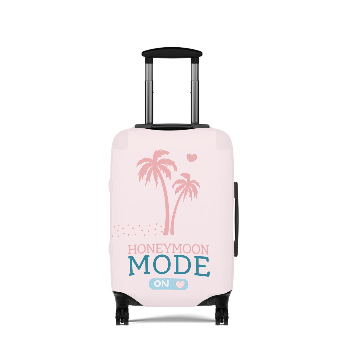 🧳 Honeymoon Mode Kofferhülle – Stretch Luggage Cover | Rosa