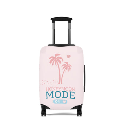 🧳 Honeymoon Mode Kofferhülle – Stretch Luggage Cover | Rosa