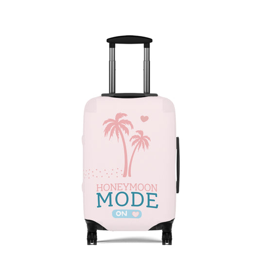 🧳 Honeymoon Mode Kofferhülle – Stretch Luggage Cover | Rosa