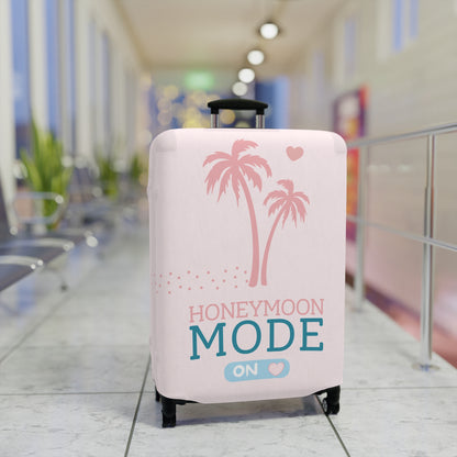 🧳 Honeymoon Mode Kofferhülle – Stretch Luggage Cover | Rosa