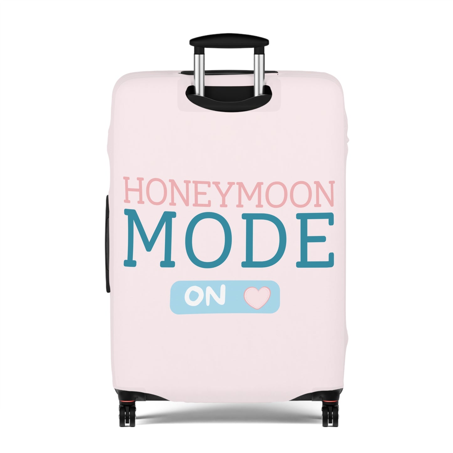 🧳 Honeymoon Mode Kofferhülle – Stretch Luggage Cover | Rosa