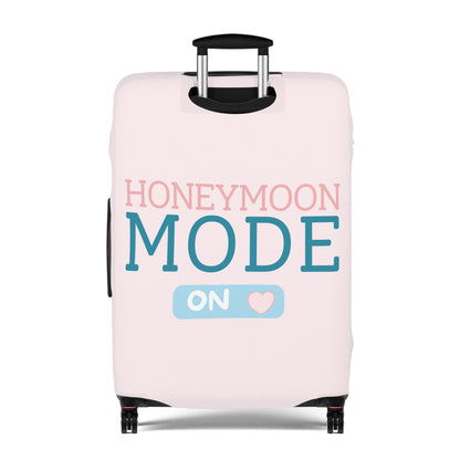🧳 Honeymoon Mode Kofferhülle – Stretch Luggage Cover | Rosa