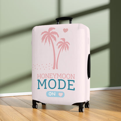 🧳 Honeymoon Mode Kofferhülle – Stretch Luggage Cover | Rosa