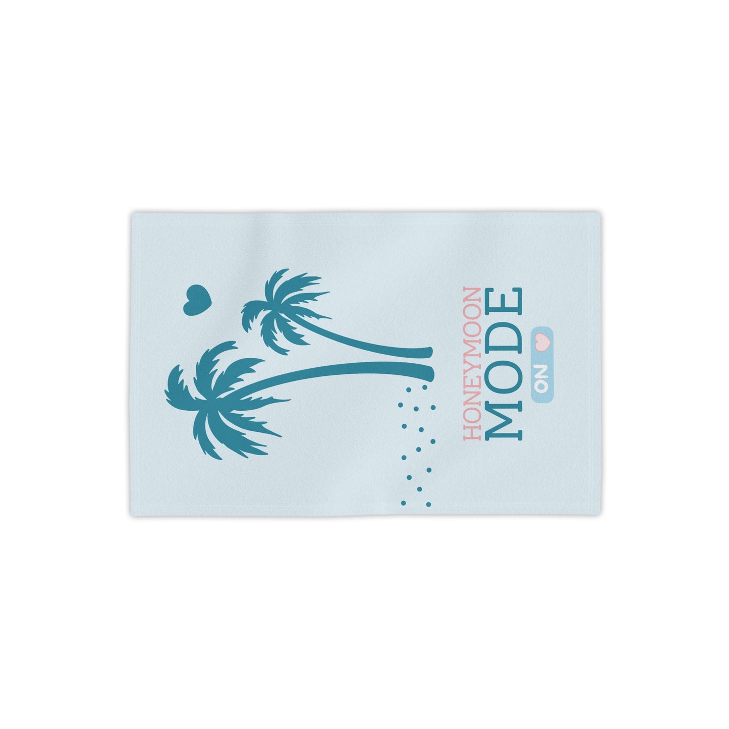 🏖️ Honeymoon Mode Premium-Strandtuch – Türkis