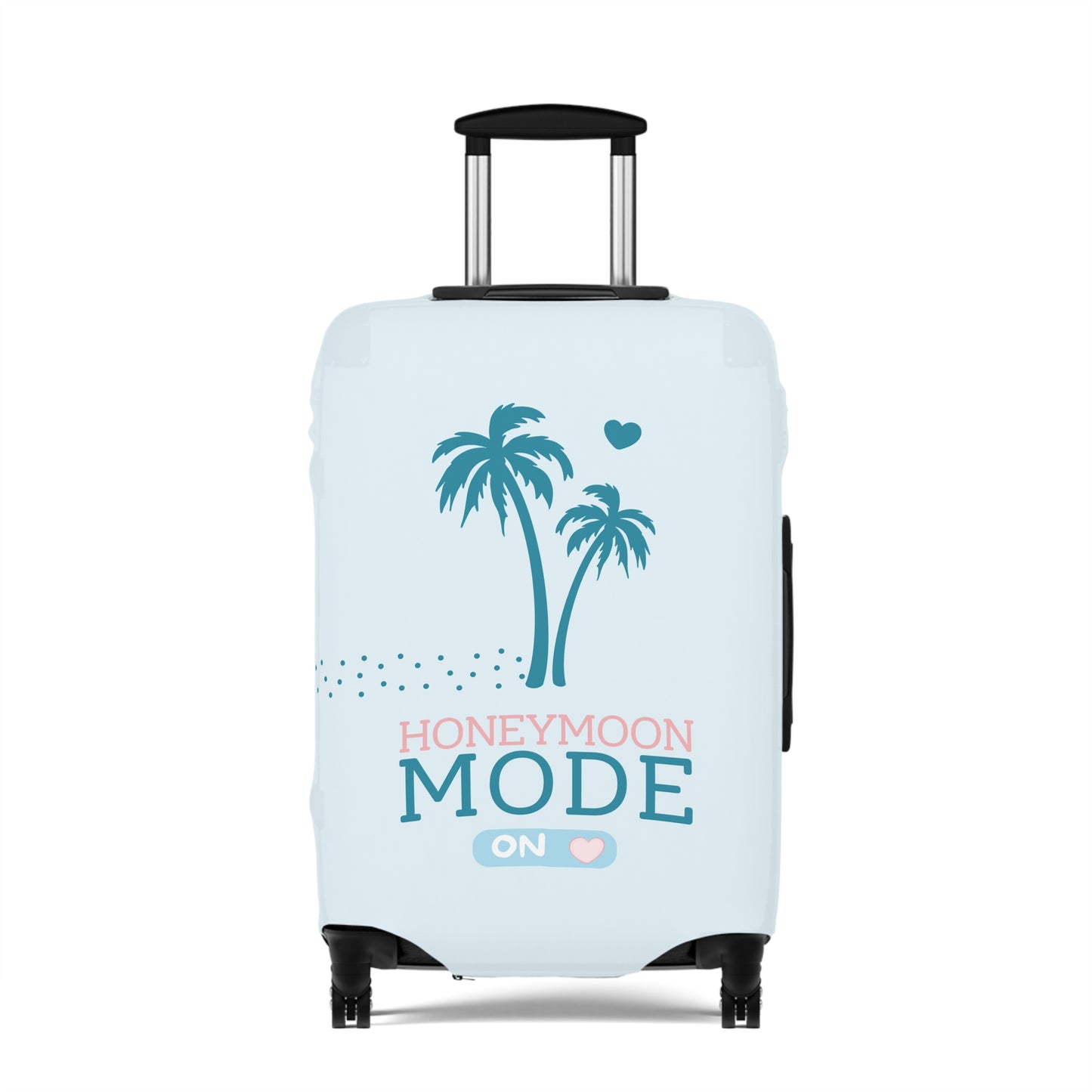 🧳 Honeymoon Mode Kofferhülle – Stretch Luggage Cover | Türkis