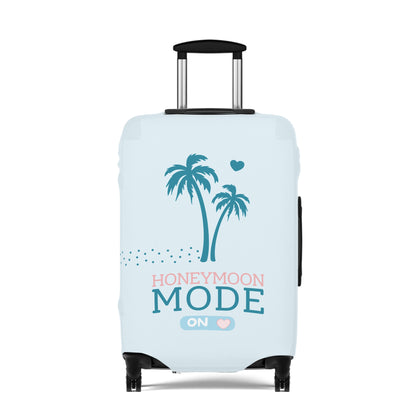 🧳 Honeymoon Mode Kofferhülle – Stretch Luggage Cover | Türkis