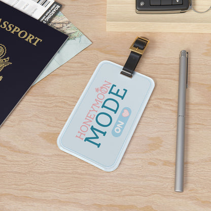 🏷️ Honeymoon Mode Kofferanhänger – Türkis