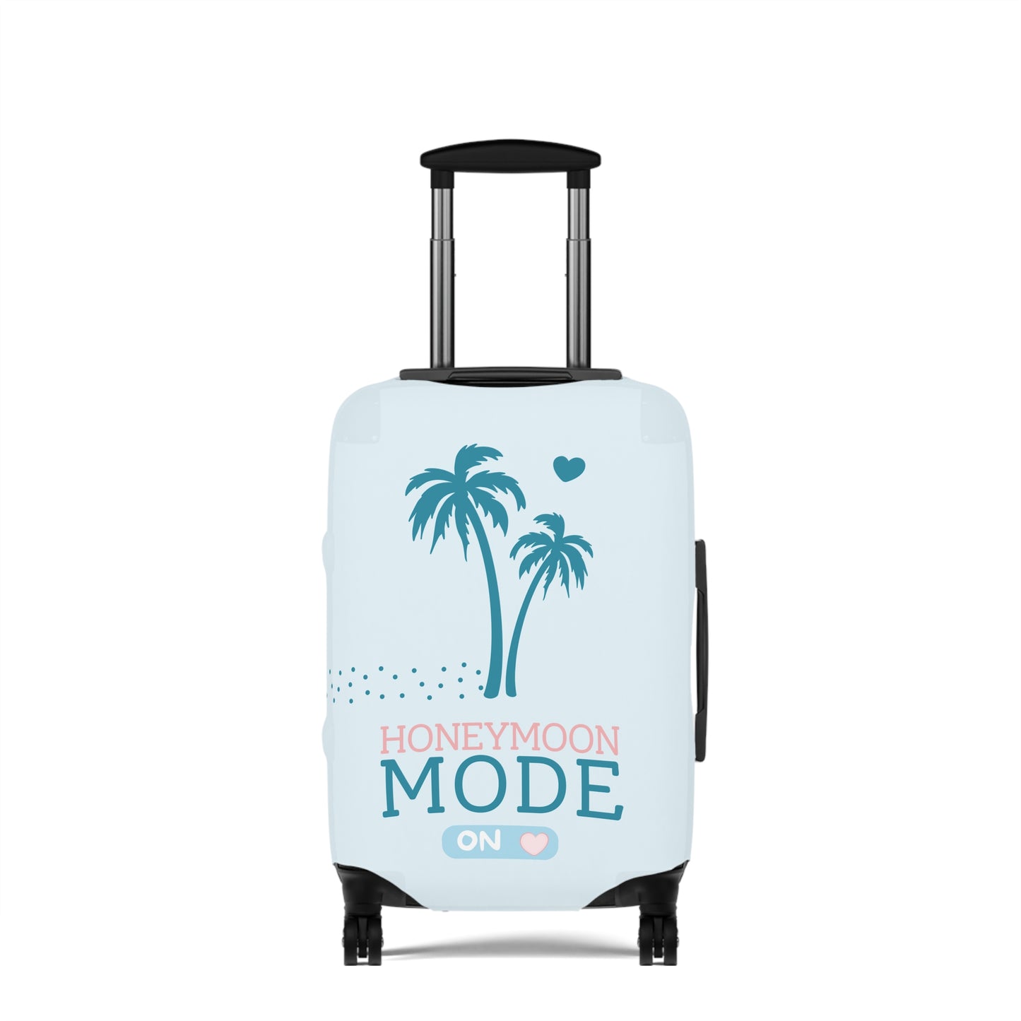 🧳 Honeymoon Mode Kofferhülle – Stretch Luggage Cover | Türkis