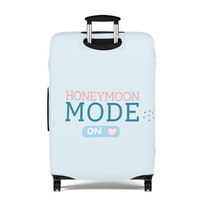 🧳 Honeymoon Mode Kofferhülle – Stretch Luggage Cover | Türkis