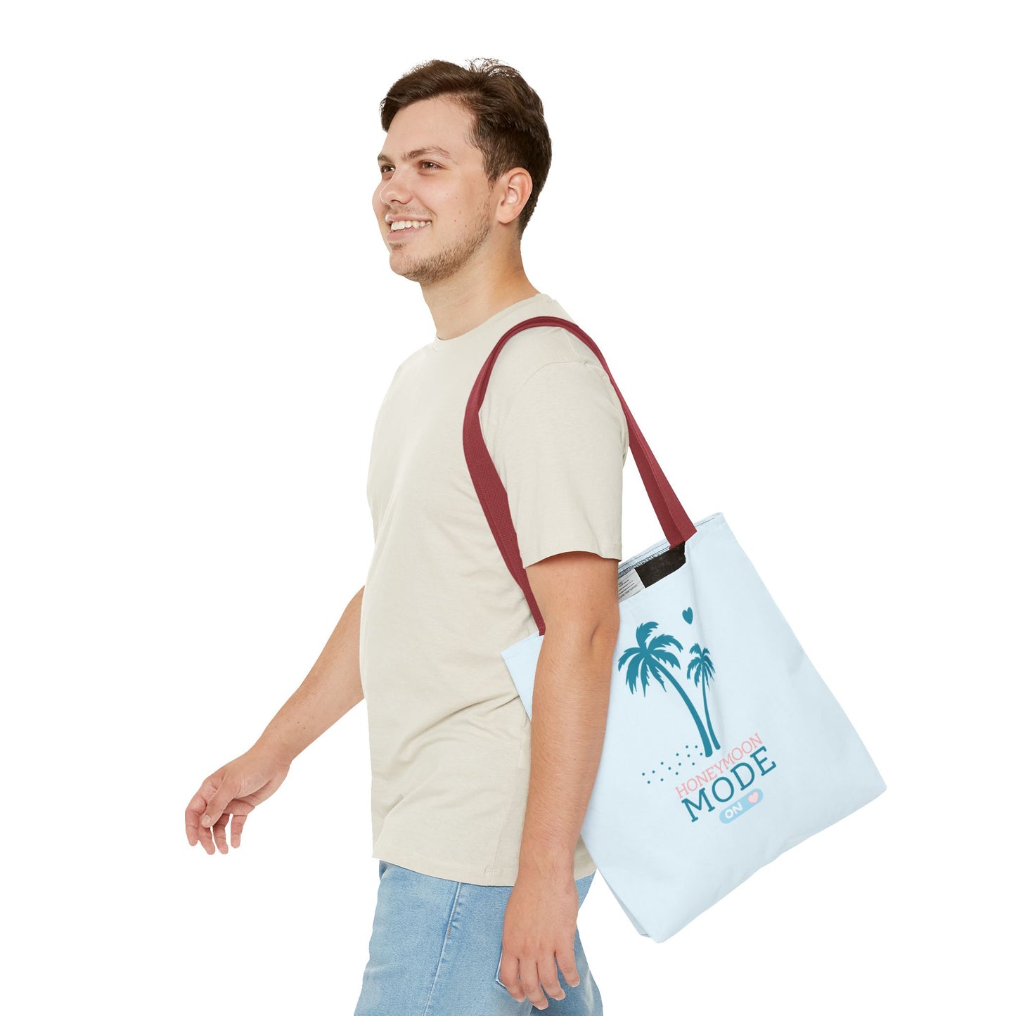 👜 Honeymoon Mode On Strandtasche – Türkis