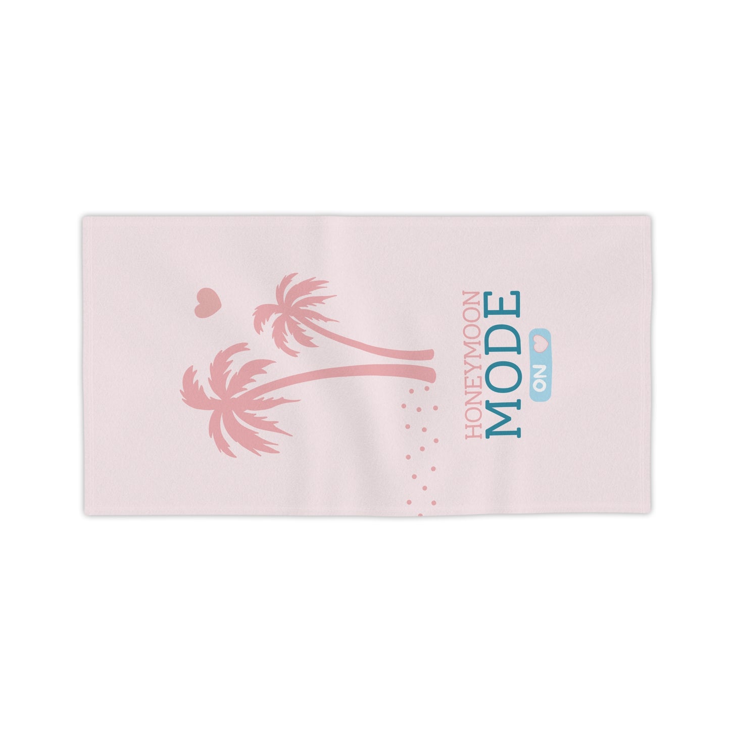 🏖️ Honeymoon Mode Premium-Strandtuch – Rosa