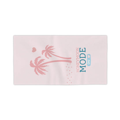 🏖️ Honeymoon Mode Premium-Strandtuch – Rosa