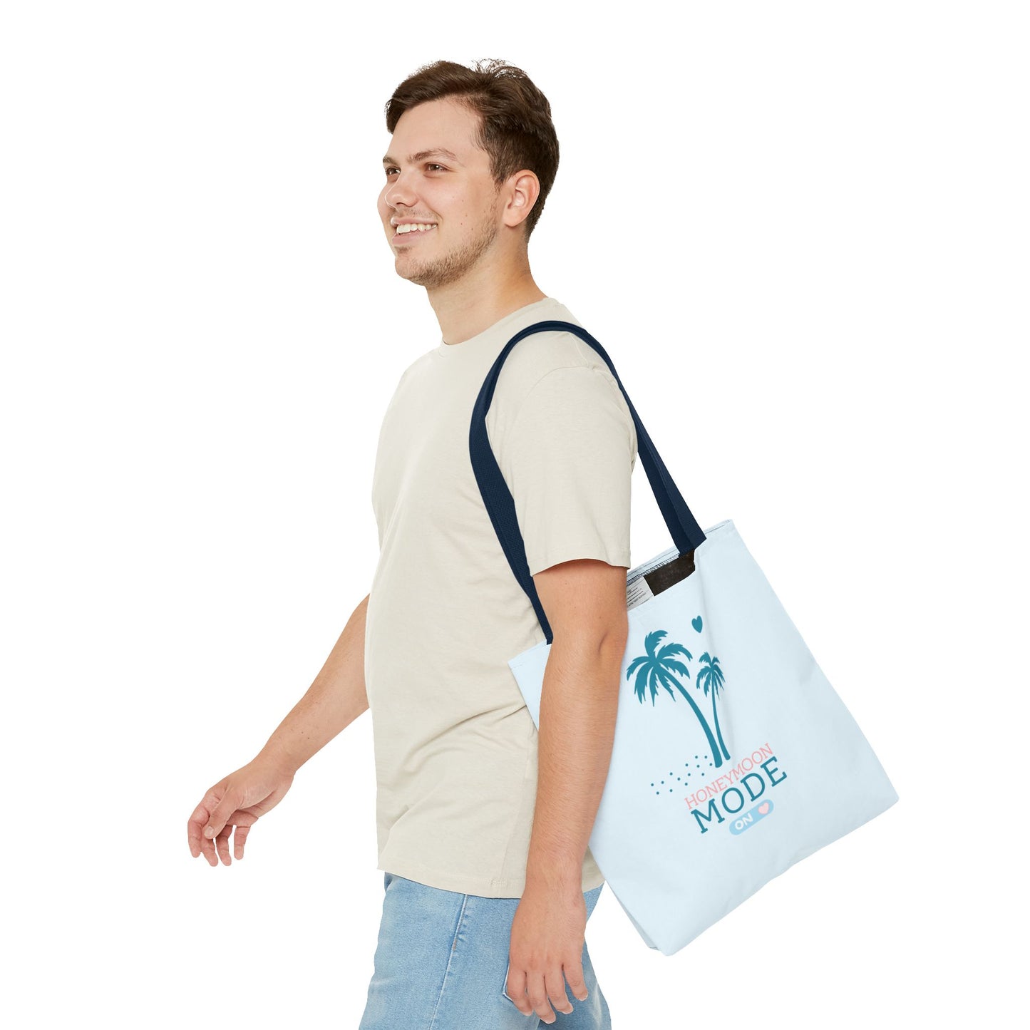 👜 Honeymoon Mode On Strandtasche – Türkis