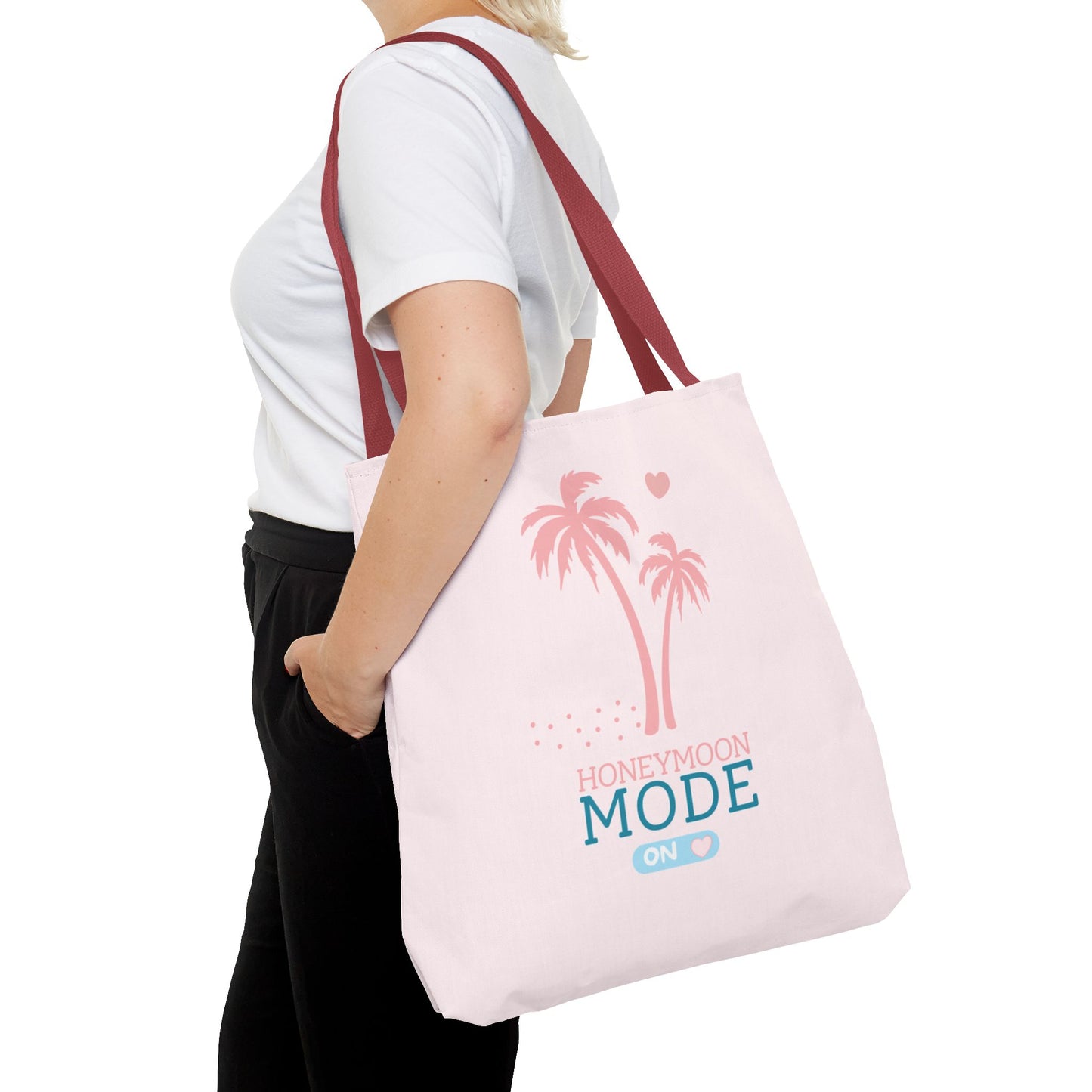 👜 Honeymoon Mode On Strandtasche – Rosa