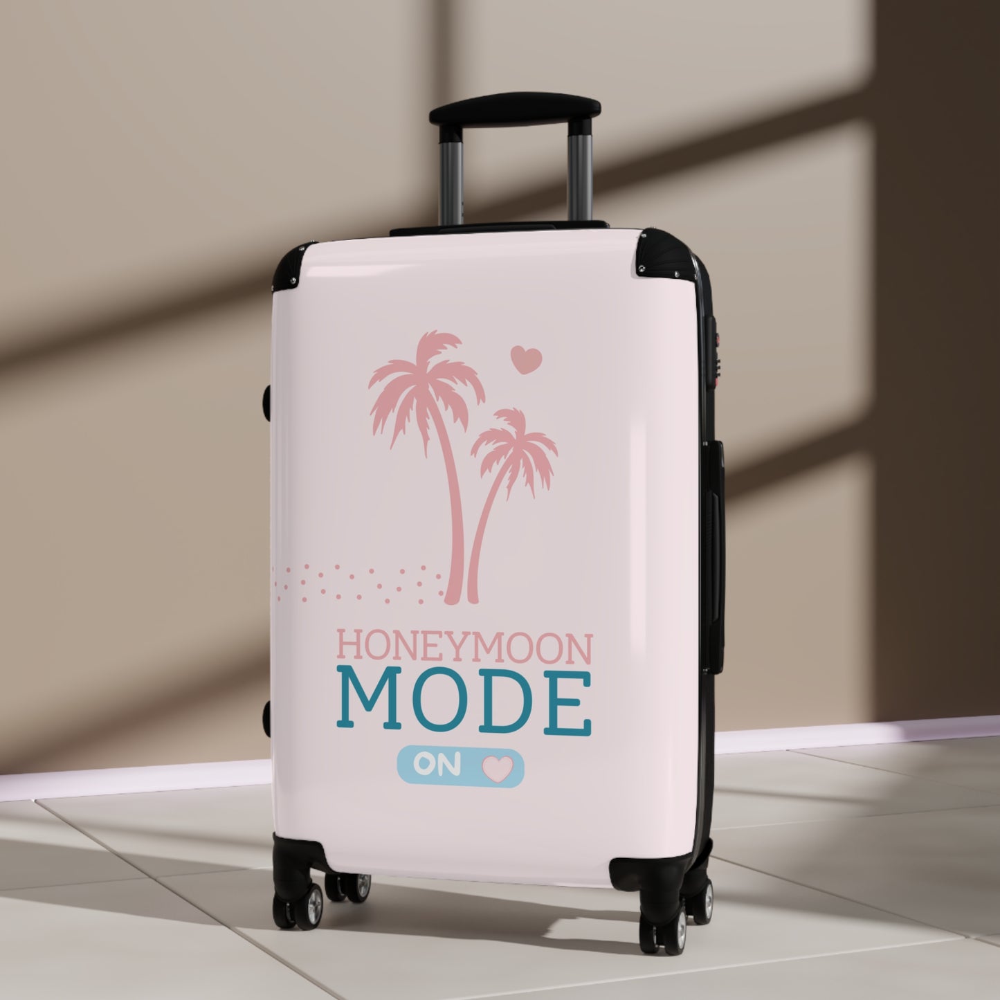 Honeymoon Mode Koffer Rosa – Hartschalen Carry-On | leicht, stabil & TSA-Schloss