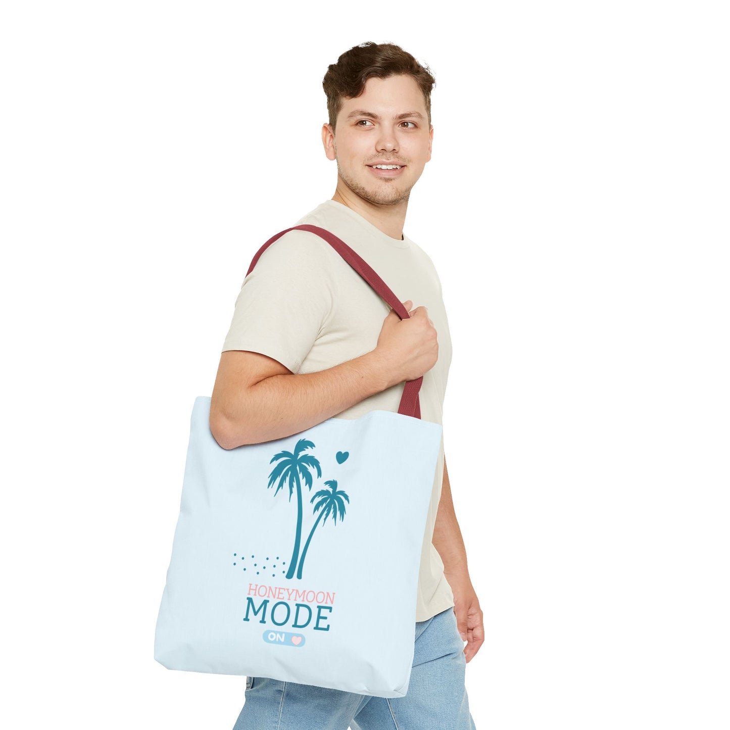 👜 Honeymoon Mode On Strandtasche – Türkis