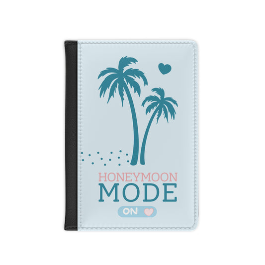 🛂 Honeymoon Mode Reisepasshülle – Türkis