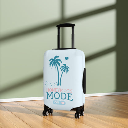 🧳 Honeymoon Mode Kofferhülle – Stretch Luggage Cover | Türkis