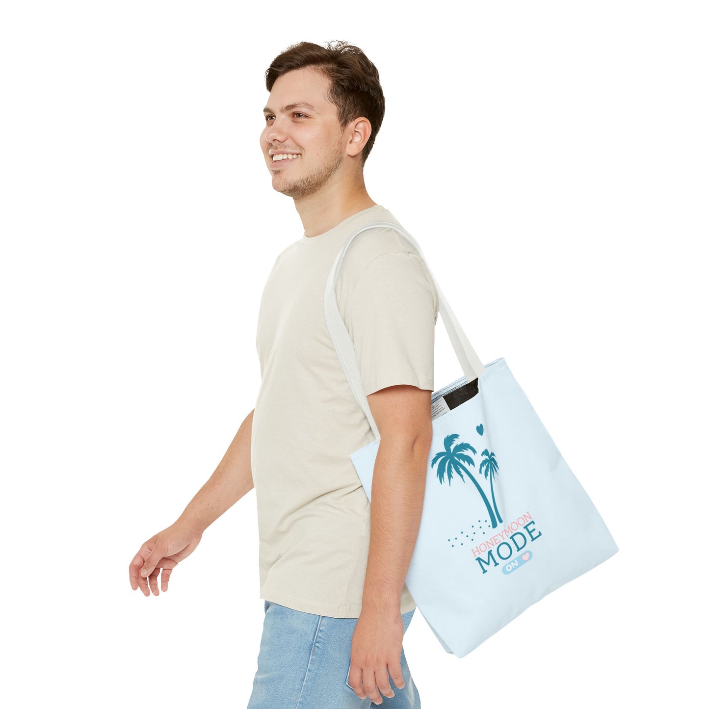 👜 Honeymoon Mode On Strandtasche – Türkis