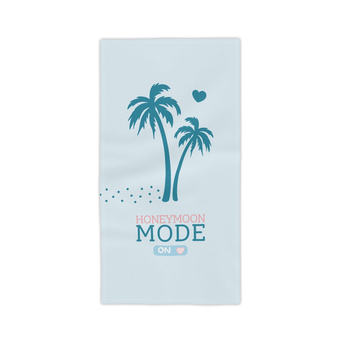 🏖️ Honeymoon Mode Premium-Strandtuch – Türkis