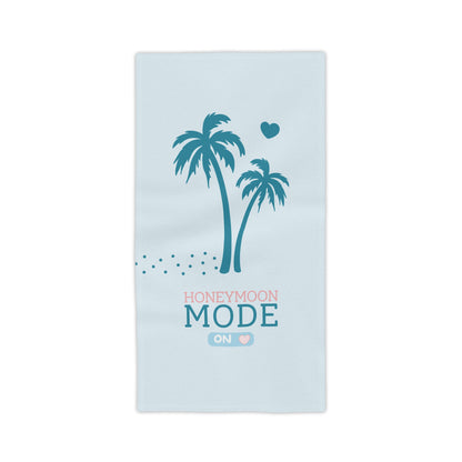 🏖️ Honeymoon Mode Premium-Strandtuch – Türkis