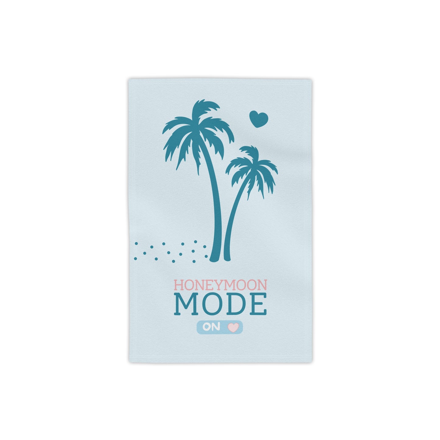 🏖️ Honeymoon Mode Premium-Strandtuch – Türkis