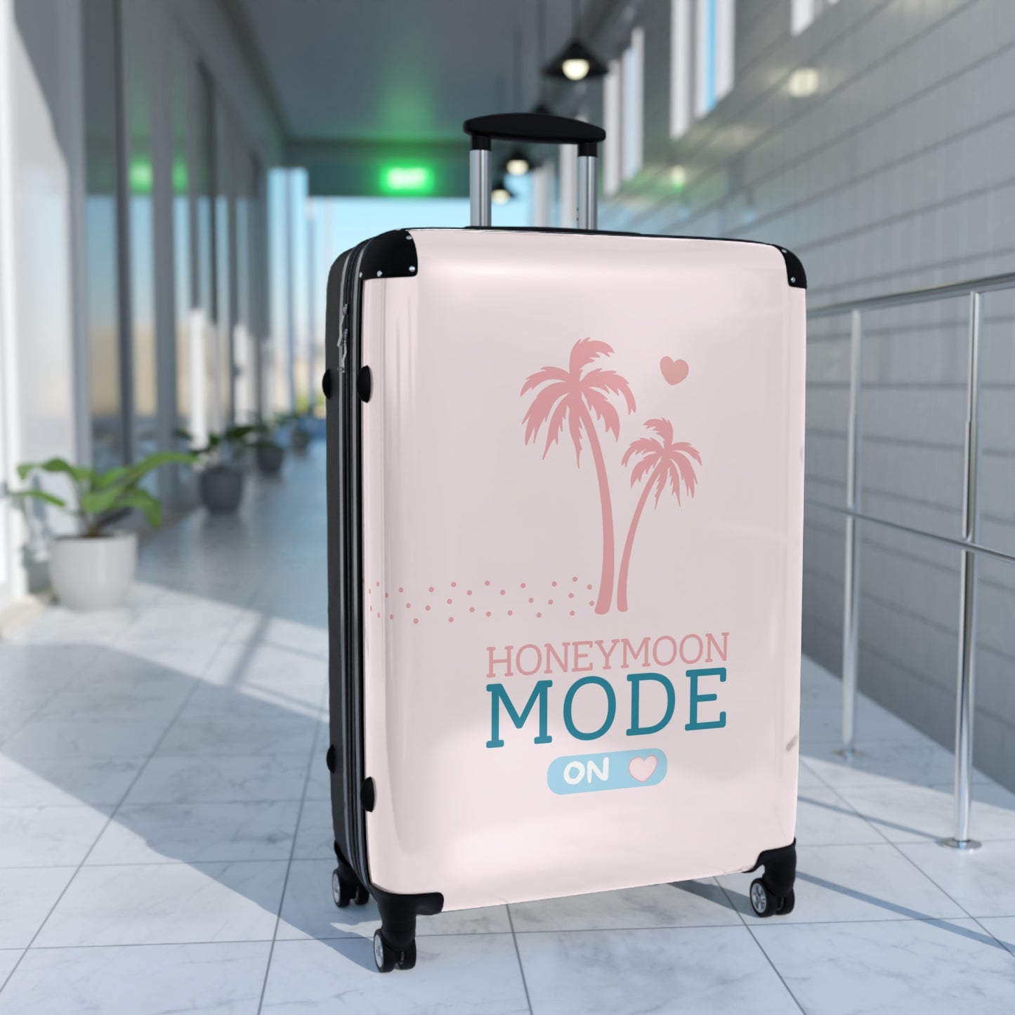 Honeymoon Mode Koffer Rosa – Hartschalen Carry-On | leicht, stabil & TSA-Schloss