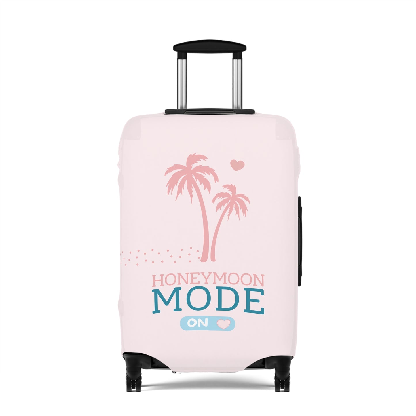 🧳 Honeymoon Mode Kofferhülle – Stretch Luggage Cover | Rosa