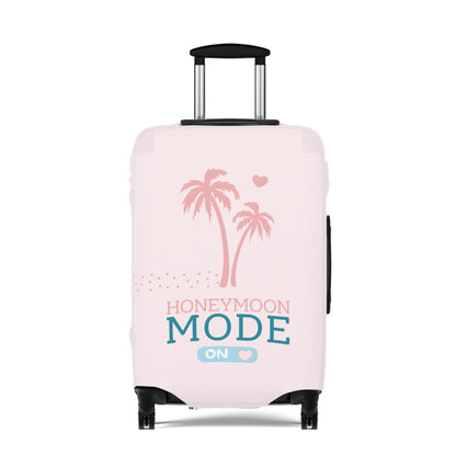 🧳 Honeymoon Mode Kofferhülle – Stretch Luggage Cover | Rosa