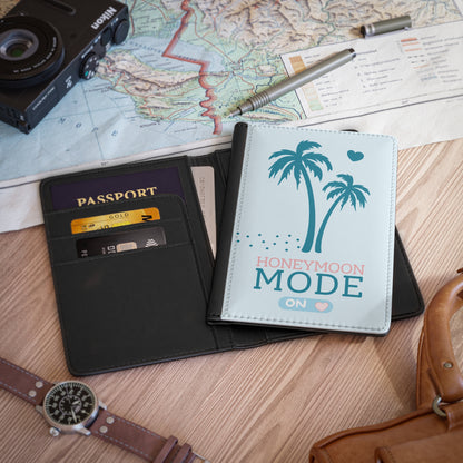 🛂 Honeymoon Mode Reisepasshülle – Türkis