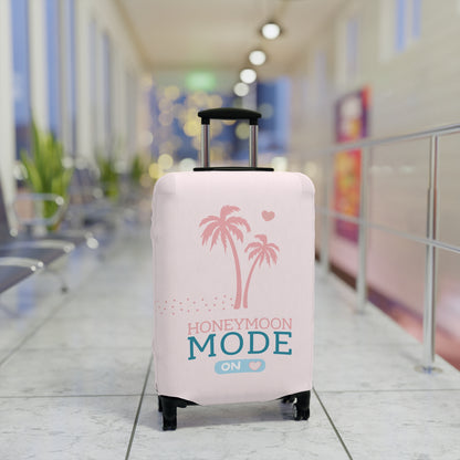 🧳 Honeymoon Mode Kofferhülle – Stretch Luggage Cover | Rosa