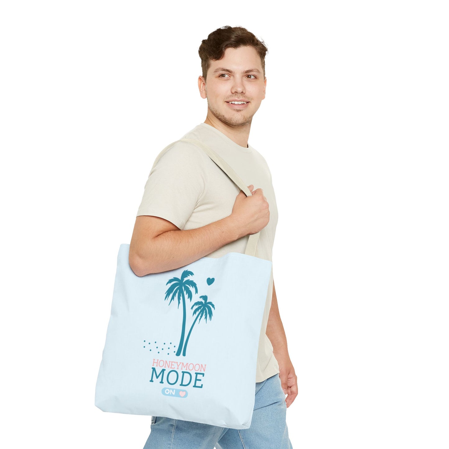 👜 Honeymoon Mode On Strandtasche – Türkis