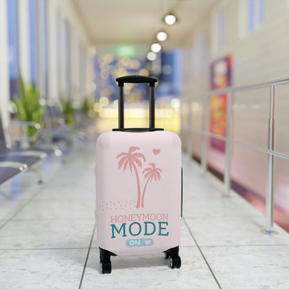 🧳 Honeymoon Mode Kofferhülle – Stretch Luggage Cover | Rosa