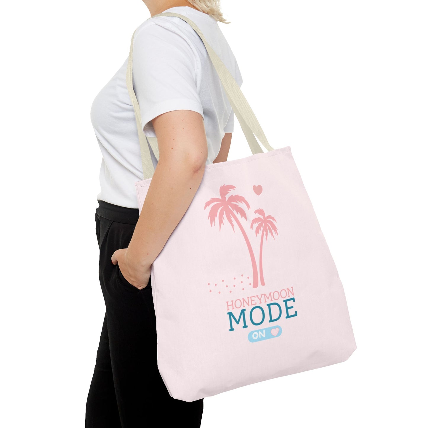 👜 Honeymoon Mode On Strandtasche – Rosa