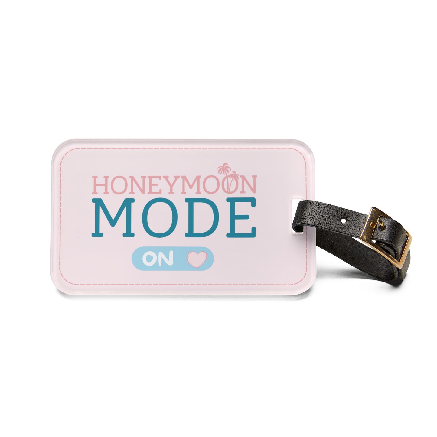 🏷️ Honeymoon Mode Kofferanhänger – Rosa