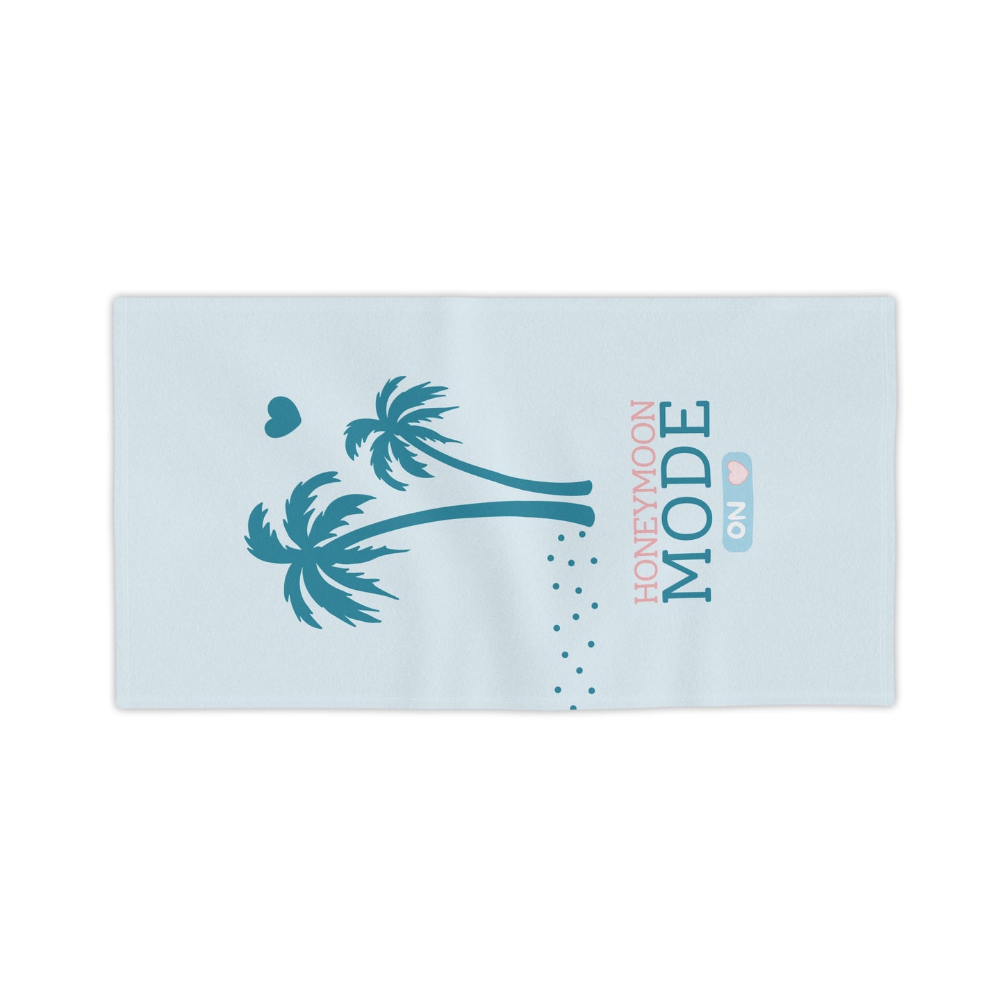🏖️ Honeymoon Mode Premium-Strandtuch – Türkis