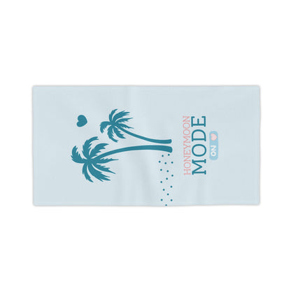 🏖️ Honeymoon Mode Premium-Strandtuch – Türkis