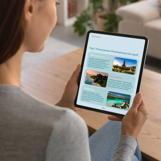 Flitterwochen im April – Die besten Reiseziele für euren Honeymoon